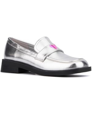 Olivia Miller Luminaries Casual Loafer - White