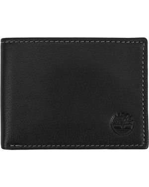 Timberland Blix Slimfold Leather Wallet - Black