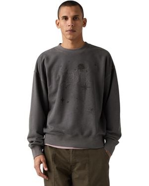 Levi's Sunset Graphic Long-sleeve Regular-fit Sweatshirt - Black