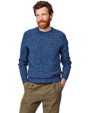 aubi Riply Twist Crew Neck Sweater - Blue