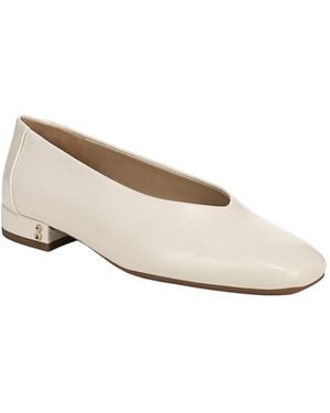 Sam & Libby Gretta Square Toe Ballet Flats - White