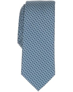 Alfani Nemi Geo-pattern Tie - Blue