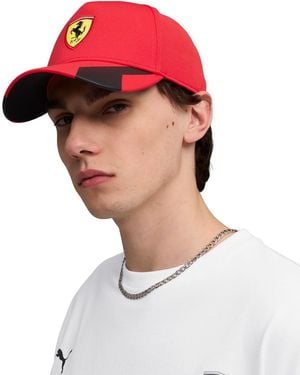 PUMA Adjustable Snapback High-profile Baseball Cap - White