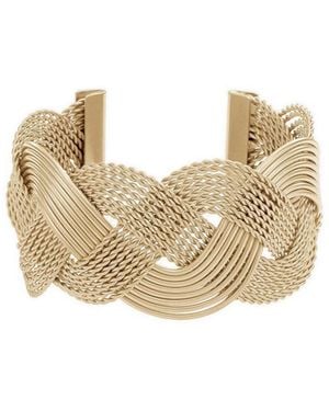 Bearfruit Jewelry Statement Minimalist Charlotte Cuff Bracelet - White