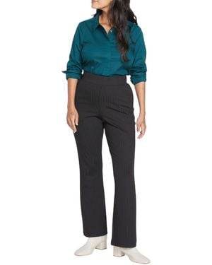 UNIVERSAL STANDARD Pull On Bootcut Ponte Pants - Blue