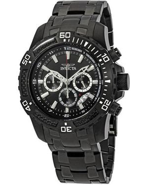 INVICTA WATCH 24858 Pro Diver Quartz Chronograph Dial Watch - Black
