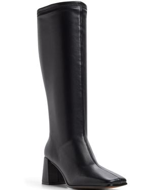ALDO Rydley Over-the-knee Square-toe Full-zip Boots - Black