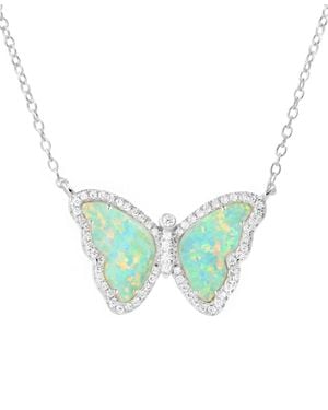 KAMARIA Butterfly Necklace - Blue