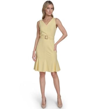 Calvin Klein Belted Dresses for Women | Lyst Calvin Klein Belted Dresses for Women | Lyst