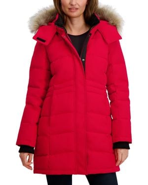 Nautica Hooded Puffer Coat - Red