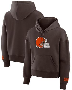 Fanatics Cleveland S Legacy Fleece Pullover Hoodie - Brown