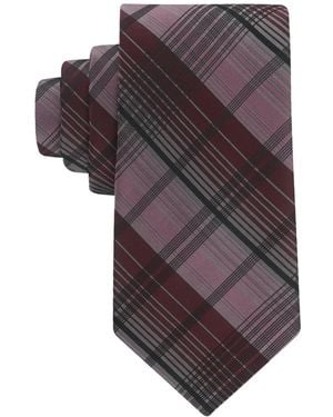 Calvin Klein Priscille Plaid Tie - Purple