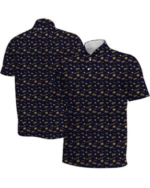 Under Armour Notre Dame Fighting Irish Gameday Armourfuse Polo Shirt - Blue