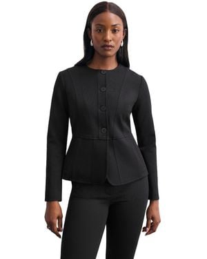 The Fold Sunbury 4-way Stretch Blazer - Black