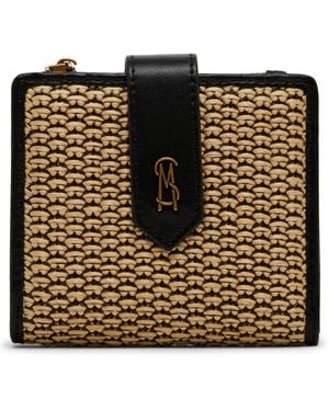 Steve Madden Bjem-s Raffia Bifold Mini Cardcase - Metallic