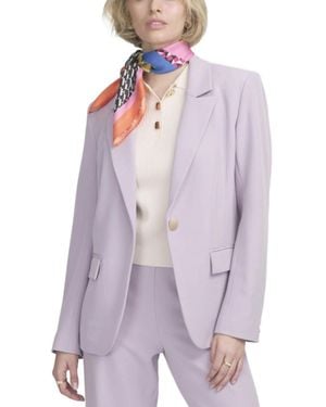 Elle Collection One-button Jacket - Purple