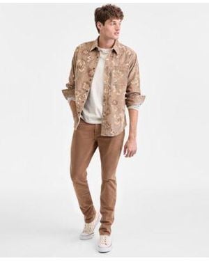 Sun & Stone Sun Stone Woods Shirt Long Sleeve T Shirt Slim Fit Jeans Macys Exclusive - Natural