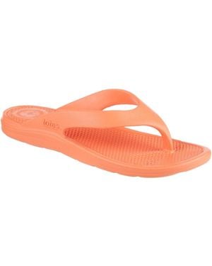 Totes Everywear Ara Thong Sandal - Orange