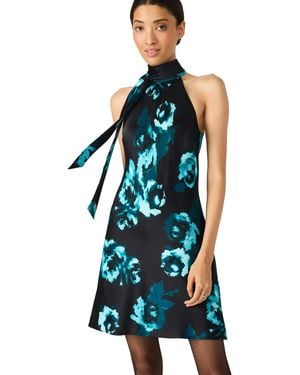 Steve Madden Lara Printed Mini Dress - Blue