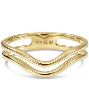 DEVATA Wishbone Arch Ring - Metallic