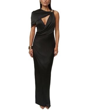 JLUXLABEL Enchanted Drape Maxi Dress - Black