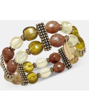 Style & Co. Beaded Jewel Stretch Bracelet - Metallic
