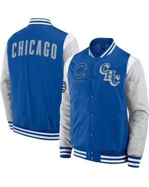 Fanatics Chicago Cubs Elements Elite Full-snap Jacket - Blue