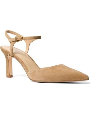 Michael Kors Michael Amara Pointed Toe Mid Pumps - Metallic