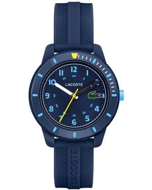 Lacoste Mini Tennis Navy Silicone Strap Watch 34mm - Blue