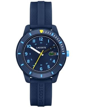 Lacoste Mini Tennis Navy Silicone Strap Watch 34mm - Blue