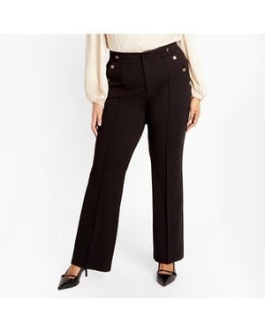 City Chic Plus Size Goldie Pant - Black