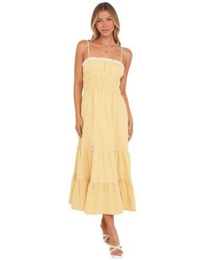 Petal & Pup Bernadine Maxi Dress - Metallic