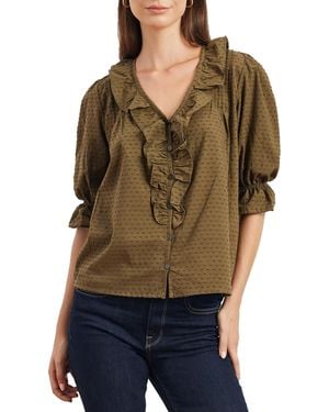 Paneros Clothing Cotton Chloe Shirt - Brown