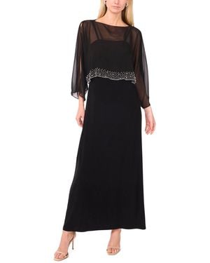 Msk Solid-color Gown - Black