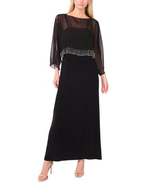 Msk Solid-color Gown - Black