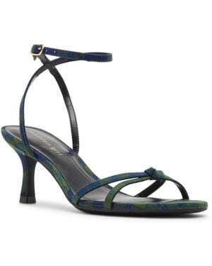 Madden Girl Red Strappy Knot Stiletto Heel Dress Sandals - Blue