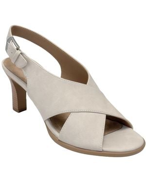 Aerosoles Hollis Slingback Heeled Sandals - Metallic
