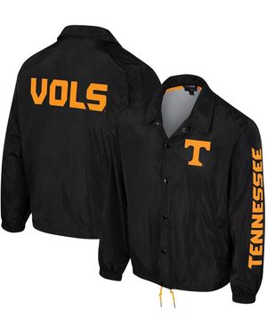 The Wild Collective And Tennessee Volunteers Coaches Full-snap Jacket - Black
