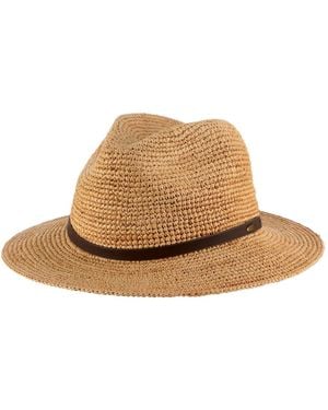 Scala Fine Crocheted Safari Hat - Natural