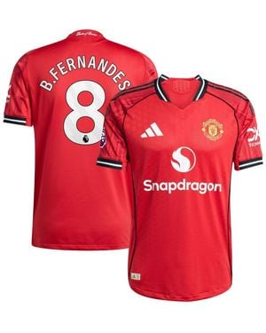 adidas Bruno Fernandes Manchester United Home 2025/26 Authentic Player Jersey - Red