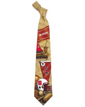 Eagles Wings Nc State Wolfpack Nostalgia Tie - White