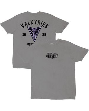 Stadium Essentials And Golden State Valkyries Oversized Vintage Wash T-shirt - Gray