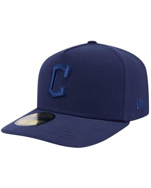KTZ Cleveland Guardians Color Pack A-frame 59fifty Fitted Hat - Blue