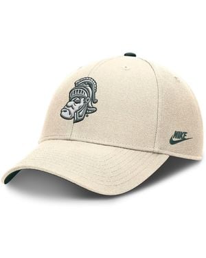 Nike Michigan State Spartans Rise Legacy Adjustable Hat - Natural