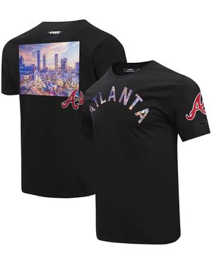 Pro Standard Atlanta Braves Cityscape T-shirt - Black