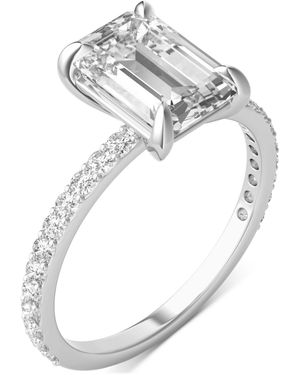 Charles & Colvard Moissanite Classic Basket Solitaire Engagement Ring (3 Ct. T.w. - White