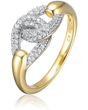 Genevive Jewelry Sterling Silver 14k Yellow Plated - Metallic