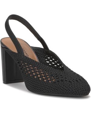 Lucky Brand Melony Woven Slingback Pumps - Black