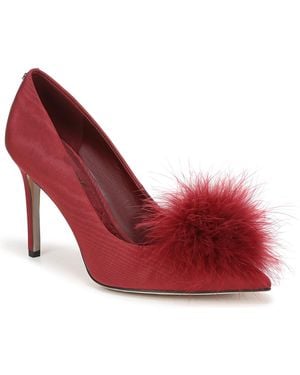 Sam Edelman Hazel Plush Pump Shoes - Red