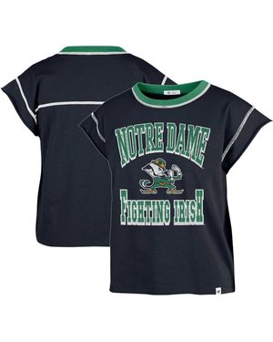 '47 Notre Dame Fighting Irish Sound Up Maya Cutoff T-shirt - Blue